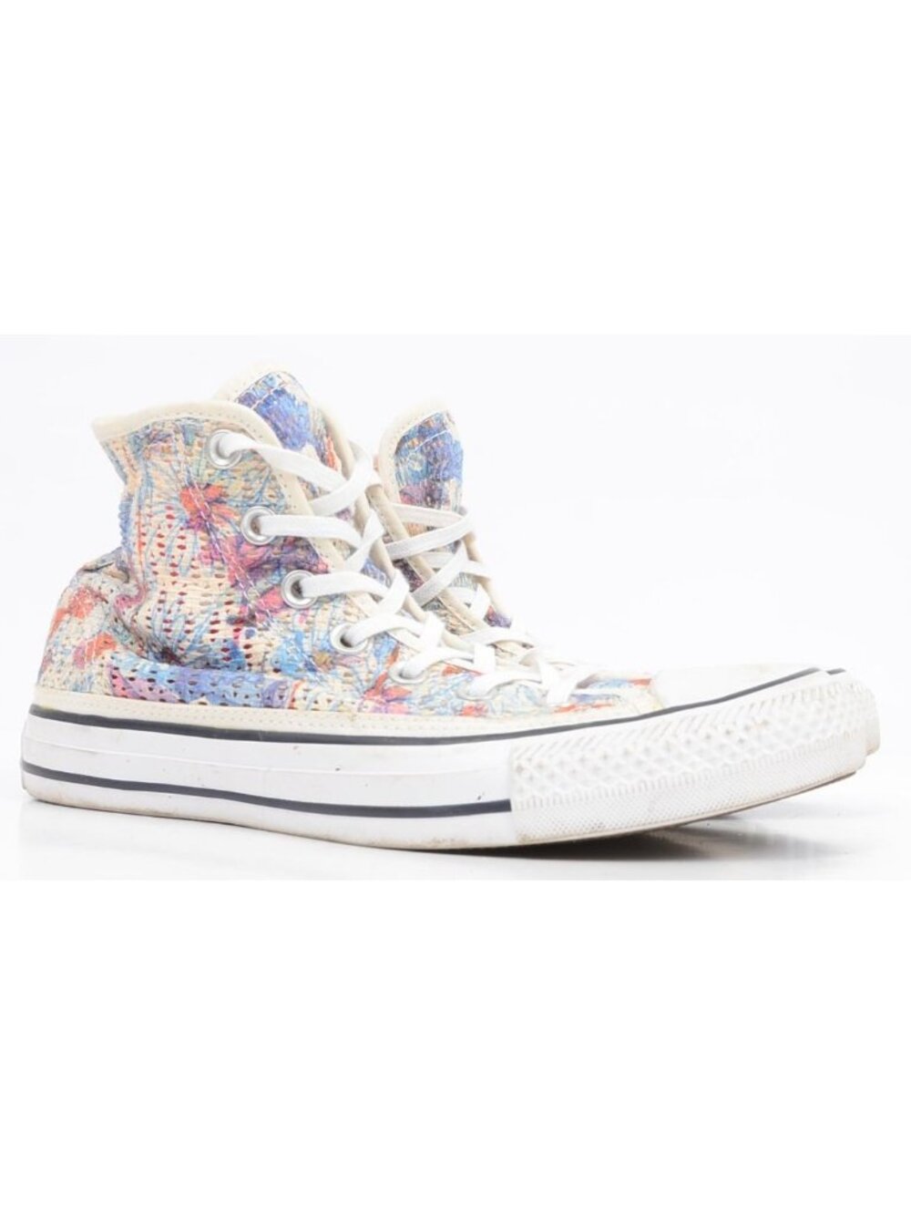 Converse Women's 7 Floral Chuck Taylor High Top Sneakers Chucks Cons